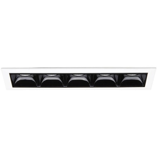 Corp incastrabil cu 5 spoturi LED LIKA FI TRIM 12W 3000K