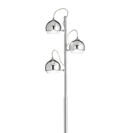 Lampadar, lampa de podea cu 3 Globuri cromate DISCOVERY PT3 017754