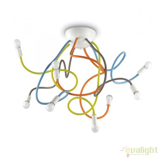 Lustra aplicata cu brate flexibile, MULTIFLEX PL8 COLOR 159010