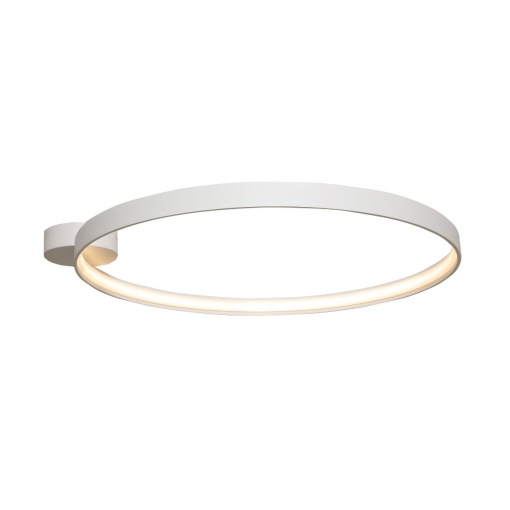Lustra aplicata LED design modern circular CIRCLE 78, alb