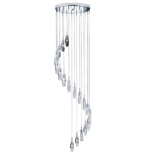 Lustra casa scarii design modern Sculptured Ice 20L 888-20 SRT