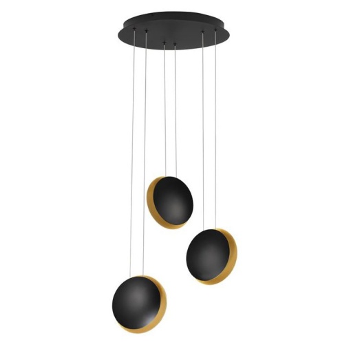Lustra cu 3 pendule LED design ambiental SHELL - Img 1