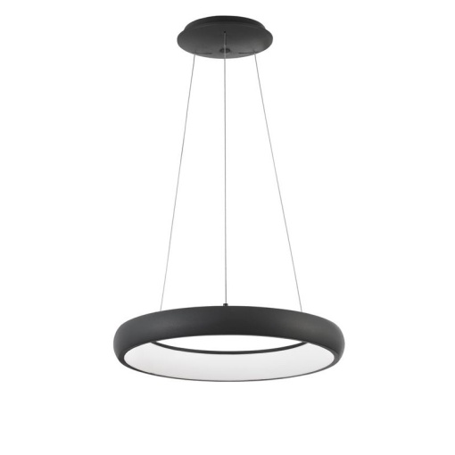 Lustra LED design modern circular ALBI 32W negru NVL-8105620
