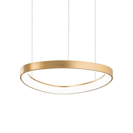 Lustra LED suspendata design circular Gemini sp d042 on-off 2700k aurie