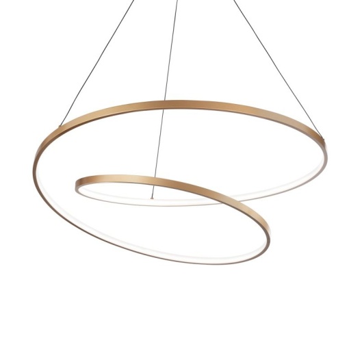 Lustra LED suspendata design circular Oz sp d80 on-off 2700k alama - Img 1