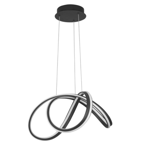 Lustra LED suspendata design modern TRUNO neagra NVL-9104722