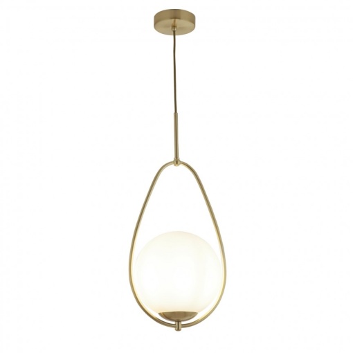 Lustra / Pendul design modern Avalon auriu / opal 9171-1GO SRT