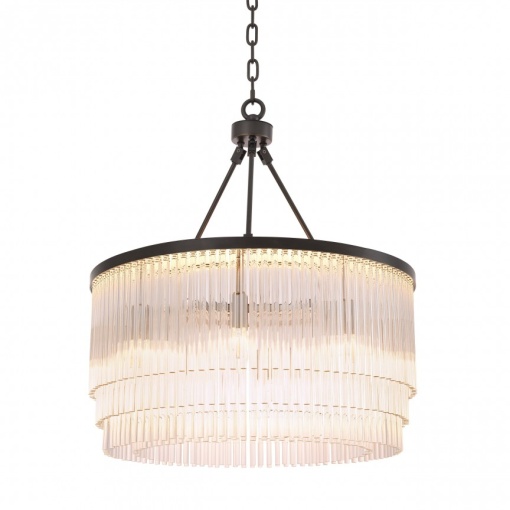 Lustra suspendata design elegant Hector S, bronz 114719 HZ