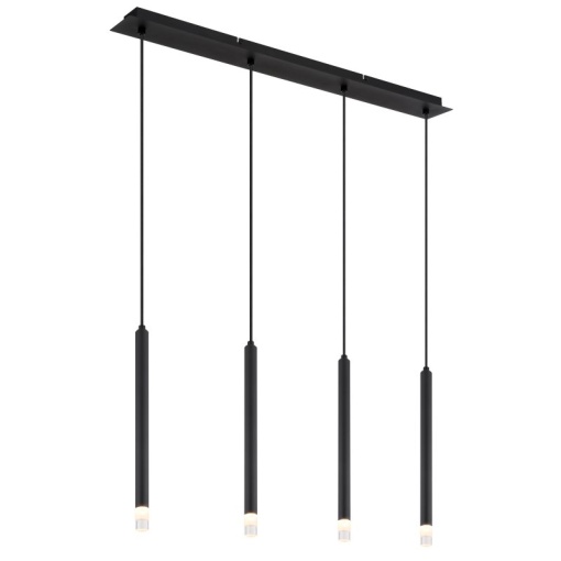 Lustra suspendata design minimalist BLAKE 4L negru - Img 1