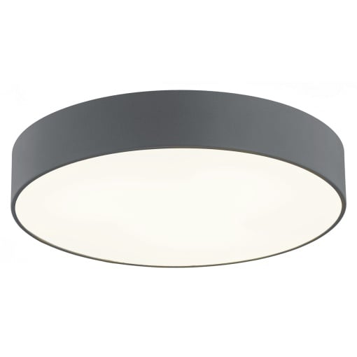 Plafoniera moderna design circular DARLING 25cm gri