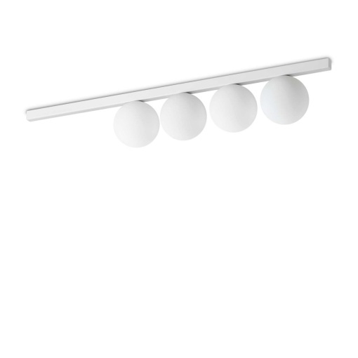 Plafoniera moderna stil minimalist Binomio pl4 alba