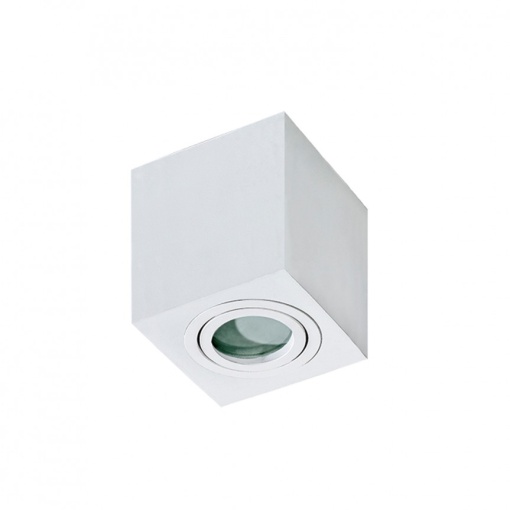 Spot aplicat pentru baie IP44 Brant 1 square alb