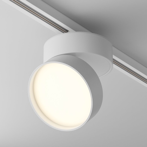 Spot LED, accesoriu pentru sinele monofazate Unity, Onda alb 18W 3000K - Img 1