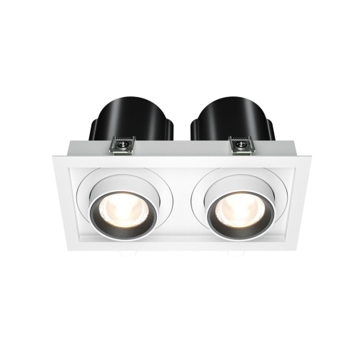 Spot LED incastrabil rotativ retractabil Hidden 2 alb