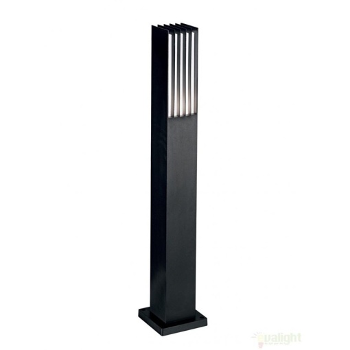 Stalp exterior H-80cm, finisaj negru, MARTE PT1 092232