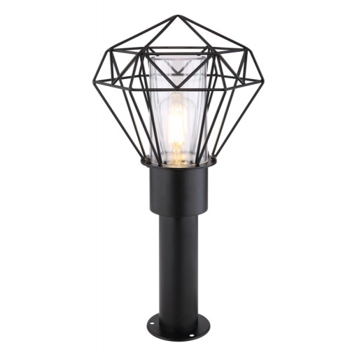Stalp mic pentru iluminat exterior design modern, IP44 HORACE 31356 GL