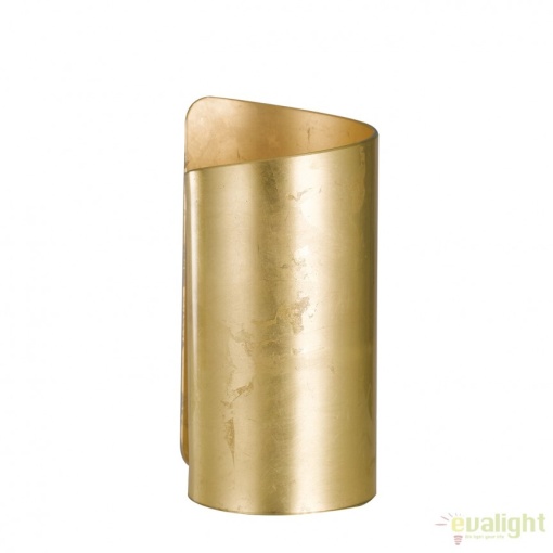 Veioza aurie cu abajur din sticla curbata Imagine I-IMAGINE-L-ORO FE