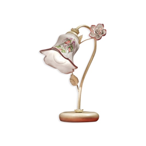 Veioza cu flori ceramice in stilul clasic Florentin PISA