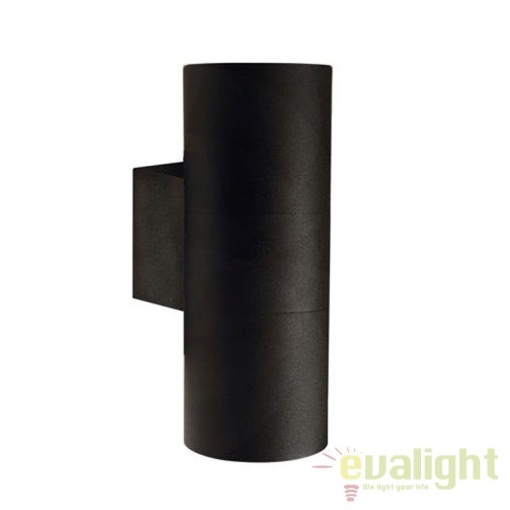 Aplica de perete exterior dubla IP54 Tin Maxi negru 21519903 NL