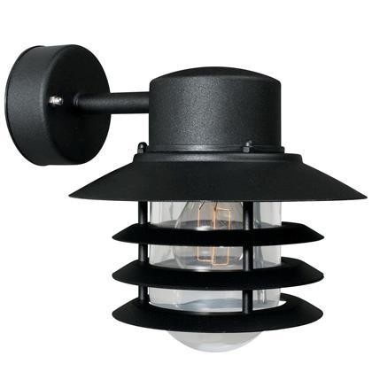 Aplica de perete exterior IP54 Vejers Down negru 74471003NL