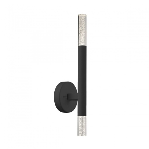 Aplica de perete LED design minimalist One, negru mat