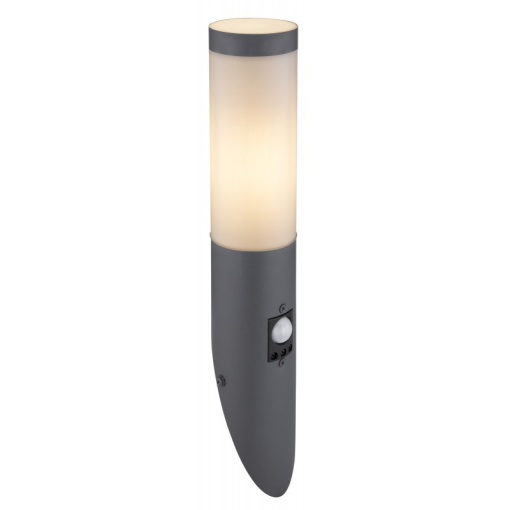 Aplica de perete pentru exterior cu senzor de miscare design modern, IP44 BOSTON antracit 3157AS GL