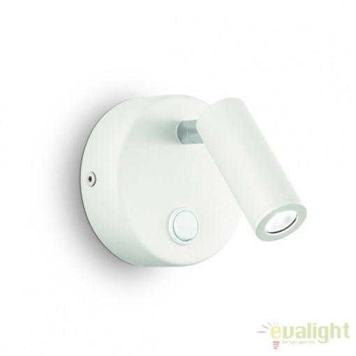 Aplica moderna, directionabila LED PAGE AP ROUND BIANCO 142586