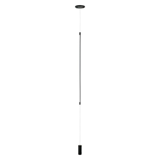 Lampa LED suspendata tip lampadar minimalist Fily negru