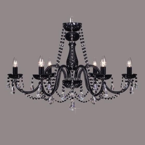 Lustra cristal Bohemia L11 809/06/1-A, 6 black; F black, Ni