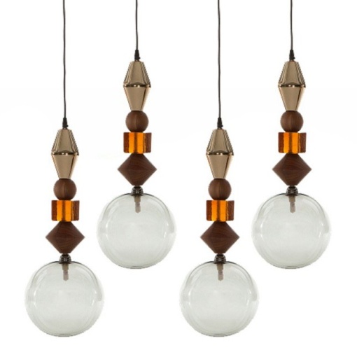 Lustra cu 4 pendule deosebite design LUX Pandora