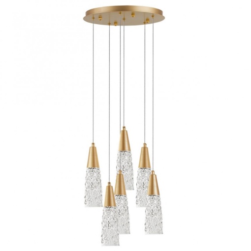 Lustra cu 5 pendule design modern KOVAC