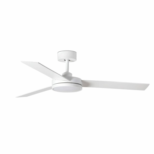 Lustra cu Ventilator si telecomanda BARTH L LED alb
