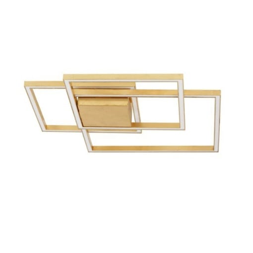 Lustra LED aplicata design modern geometric BILBAO 42W aurie NVL-9500831