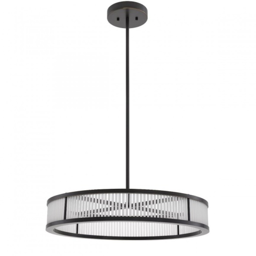 Lustra LED dimabila suspendata design elegant Thibaud S, bronz
