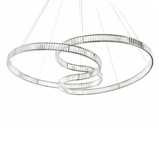 Lustra LED moderna design deosebit CHARMES 160A crom