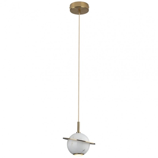 Lustra LED, Pendul elegant din marmura alba URANOS P0413 MX
