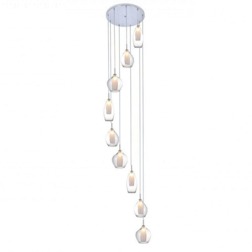 Lustra moderna AMBER MILANO 9 clar ZZ AZ3102