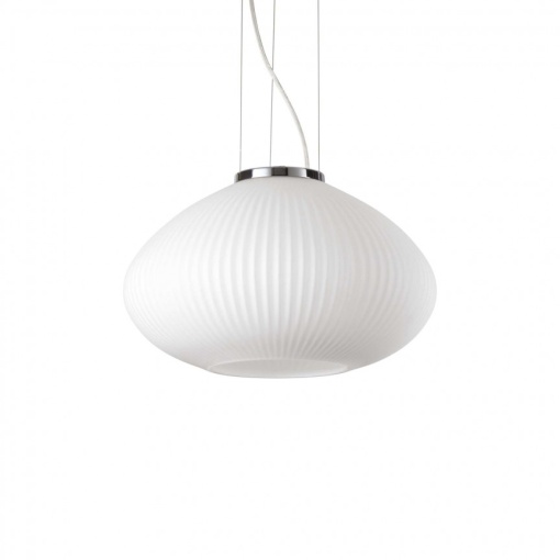 Lustra moderna din sticla PLISSE' SP1 D35 CROMO