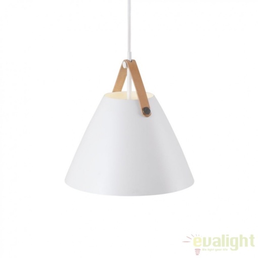 Lustra / Pendul design nordic Strap 27 alb 84333001 DFTP