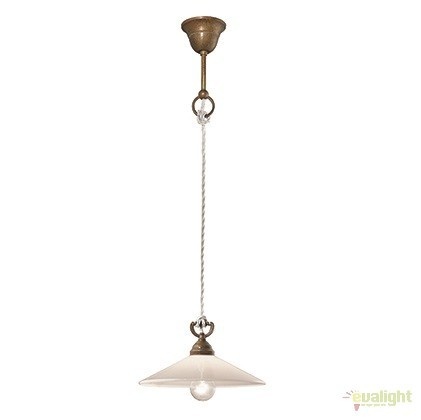 Lustra, Pendul rustic fabricat manual diametru 25cm Tabia 212.08.OV