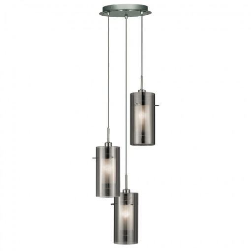 Lustra suspendata design modern Duo II 3L crom 2300-3SM SRT
