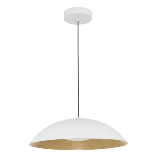 Pendul LED dimabil design modern GLIM alb 60cm