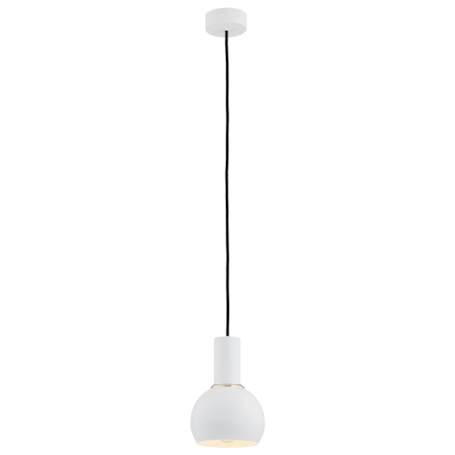Pendul, Lustra suspendata design minimalist SINES 14cm, alb