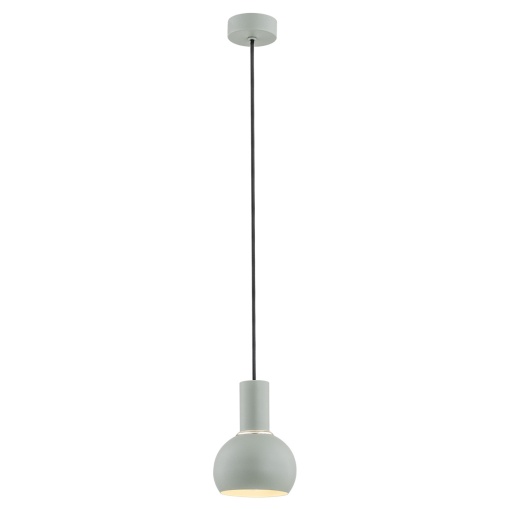 Pendul, Lustra suspendata design minimalist SINES 14cm, salvie