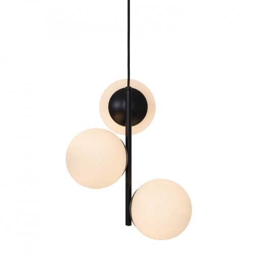 Pendul modern minimalist stil scandinav Lilly negru 48603003 NL