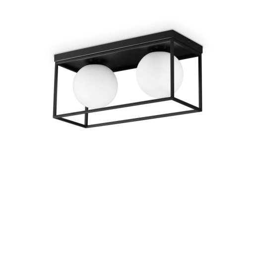 Plafoniera design modern Lingotto PL2 negru
