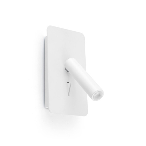 Aplica cu reader LED stil minimalist SUAU alba