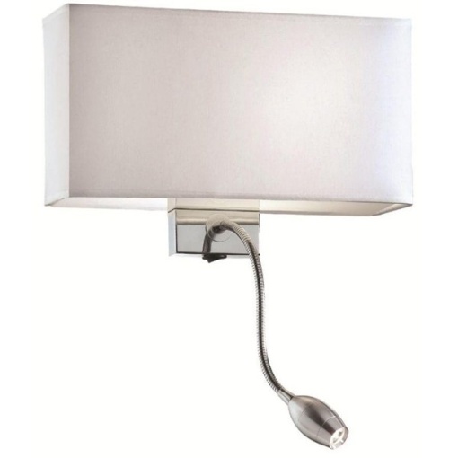 Aplica de perete cu cu reader LED HOTEL AP2 BIANCO 035949