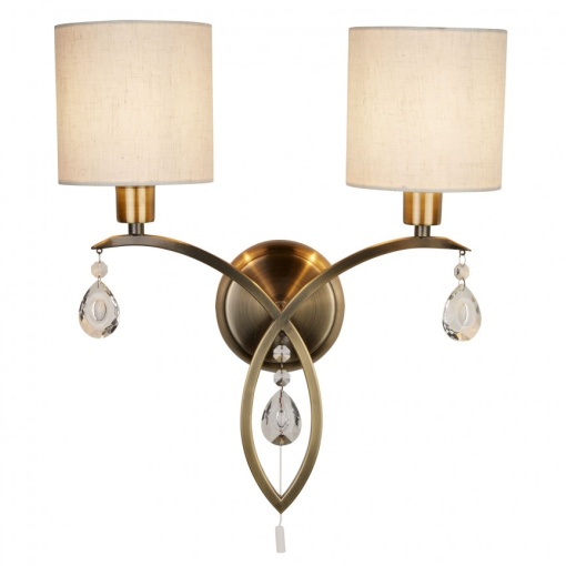 Aplica de perete eleganta design clasic Alberto 1602-2AB SRT