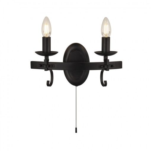 Aplica design rustic Cartwheel III 8902-2BK SRT